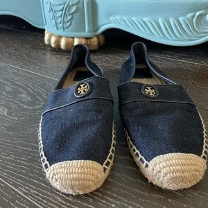 Tory Burch Blue Espadrilles